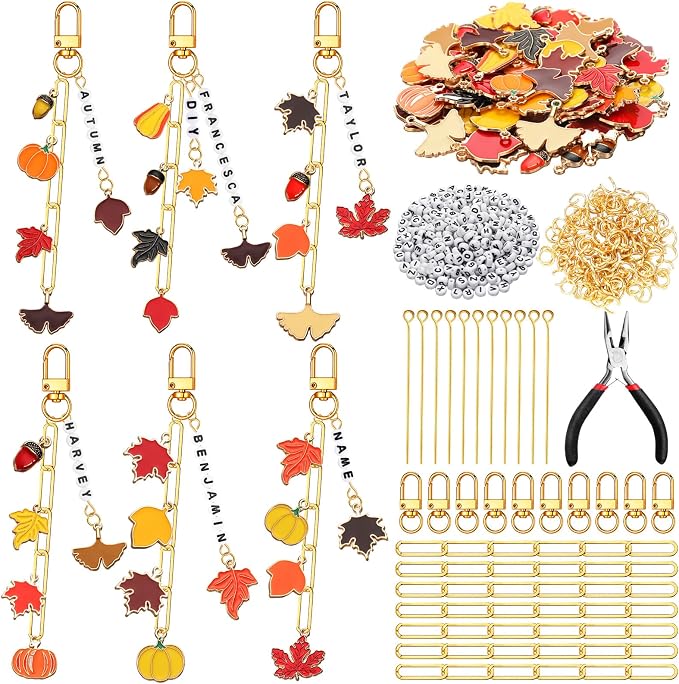 CraftyDream 558 Pcs Fall Charms by CraftyDream