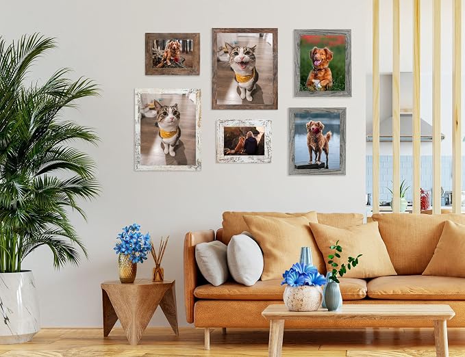 Califortree Rustic White 5x7 Picture Frame - Image 6