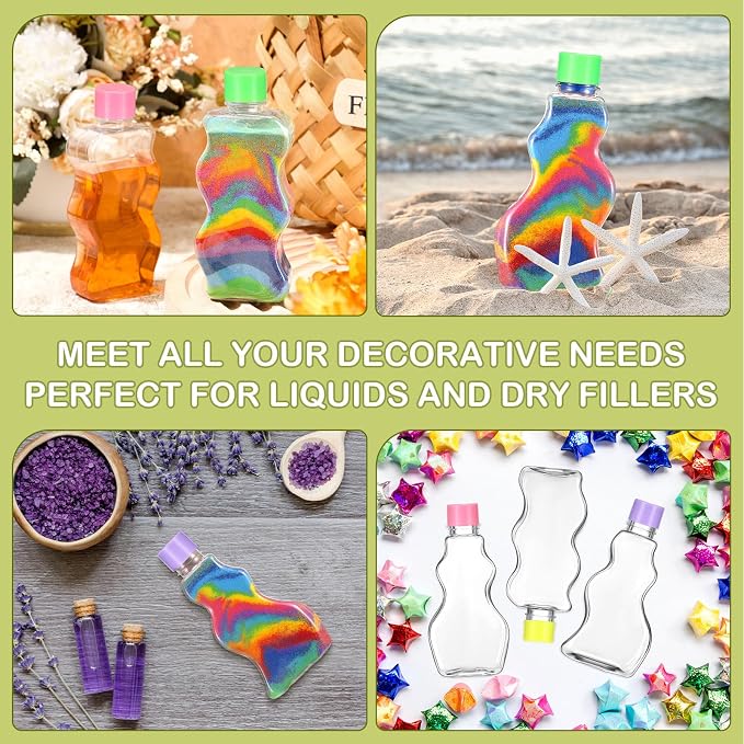 Yaomiao 30 Packs 2.5 oz Plastic Sand Art Bottles - Image 7