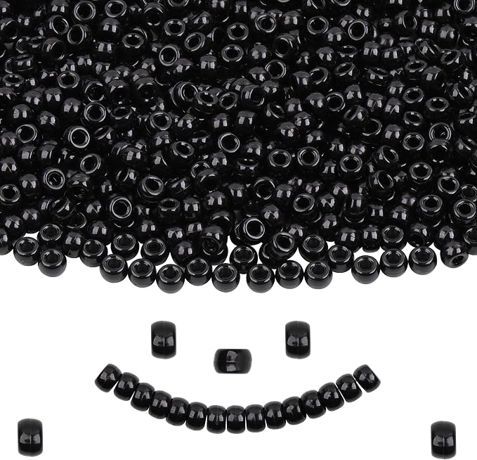 Black Pony Beads Bulk by KAKW