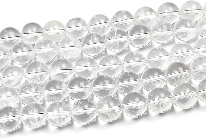 MJDCB 7A Natural White Clear Quartz Beads Gemstone - Image 3