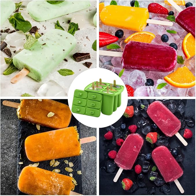 Bangp Popsicle Molds 6-cavity, Non-BPA Silicone Ice Pop Maker | Silicone - Image 3