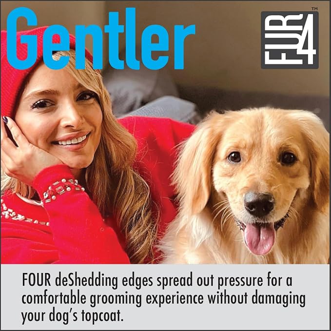 FUR4 deShedding Dog Brush for Long Hair Dogs – Pet Hair Brush - Image 5