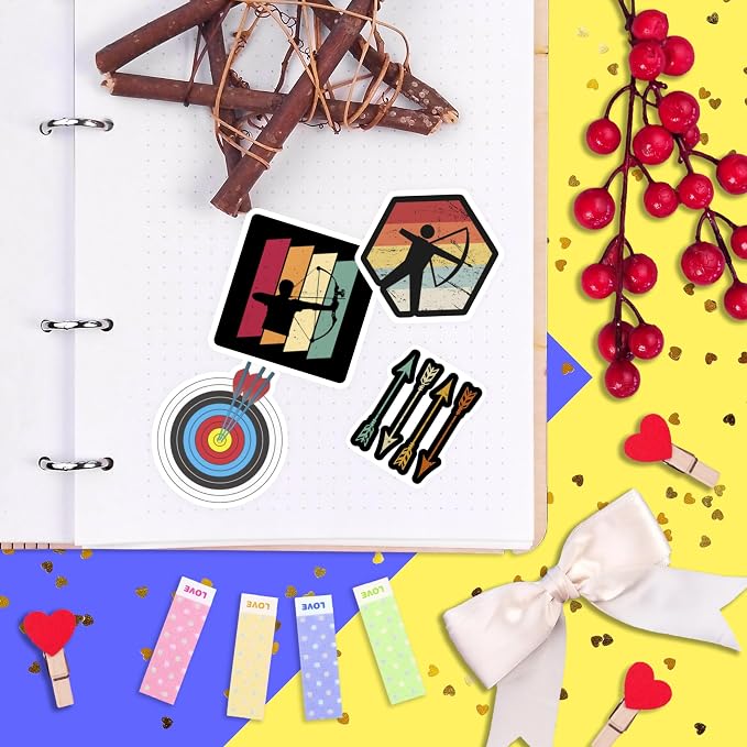 BulbaCraft 100Pcs Archery Stickers - Image 5