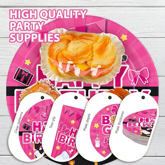 96Pcs Boss Birthday Party Decorations - Image 6