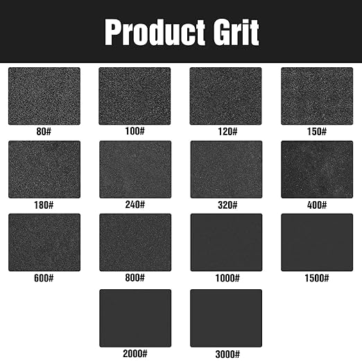 100 Pcs 5 inch Wet Dry Sanding Discs Grit 120 Hook and Loop 8 Hole Silicon Carbide Orbital Sander Sandpaper