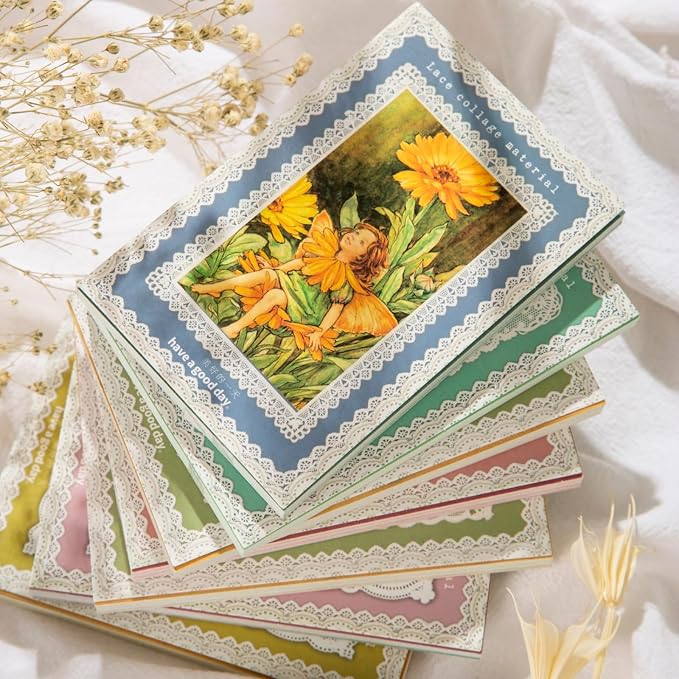 300 Sheets Vintage Scrapbook Paper Pack, 6 Booklets Aesthetic Botanical & Retro - Image 8