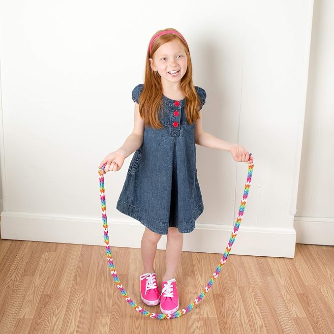 Made By Me Craft Loops Refill, Includes 210 Weaving Loom Loops in 7 Vibrant - Image 4