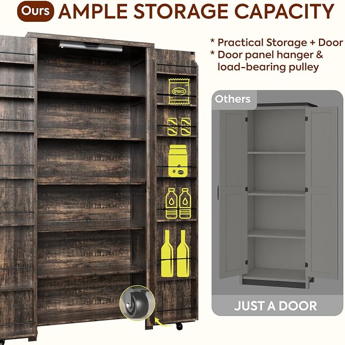 NEWOWNDS Craft Storage Cabinet - Image 6