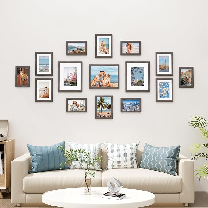 Vittanly 15 Pack Picture Frames Collage Wall Decor - Image 2