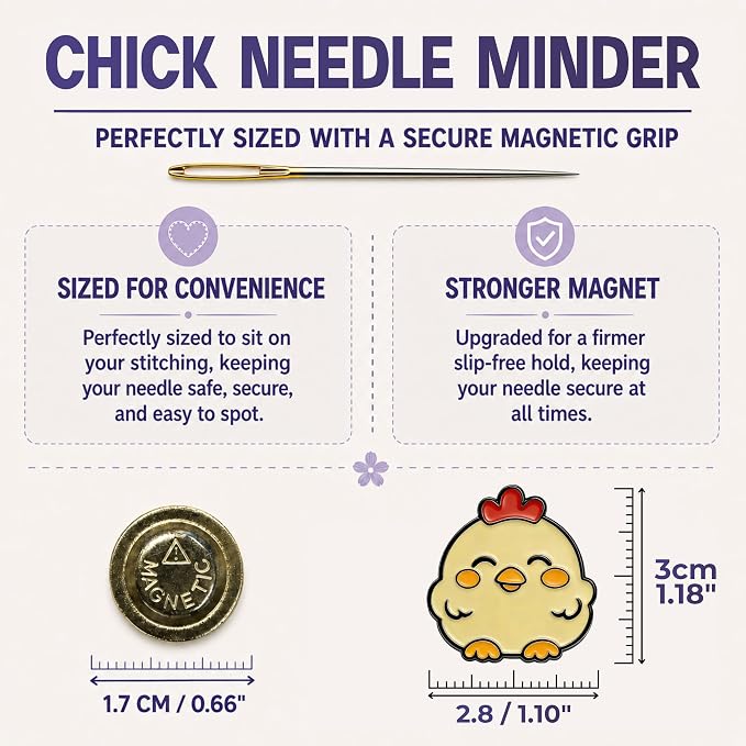 The Quilted Bear Needle Minder - Image 2
