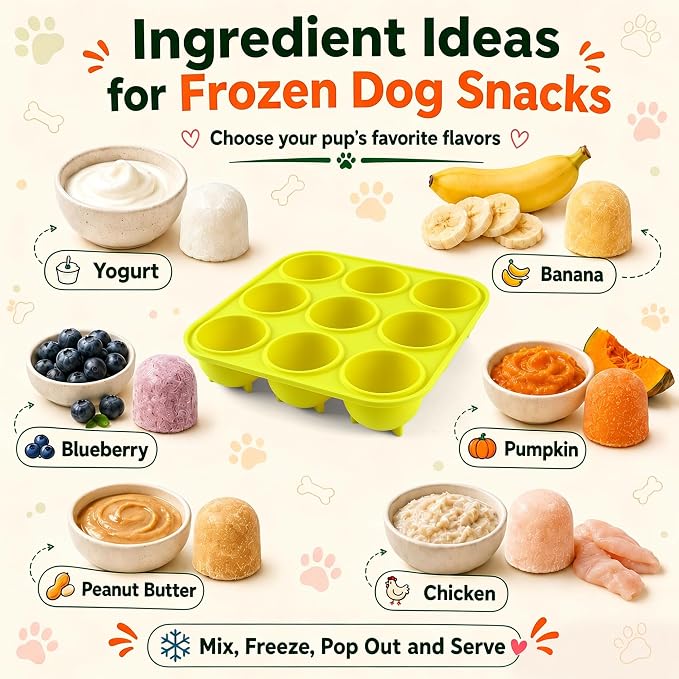 9-Cavity Silicone Freezer Dog Treat Mold - Image 6