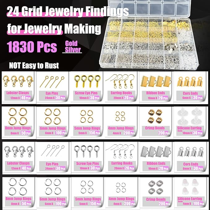 MONVICT Jewelry Making Supplies Kit - Image 3