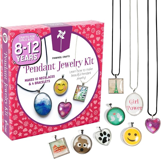 Pinwheel Crafts Pendant Jewelry Making Kit by PinwheelCrafts