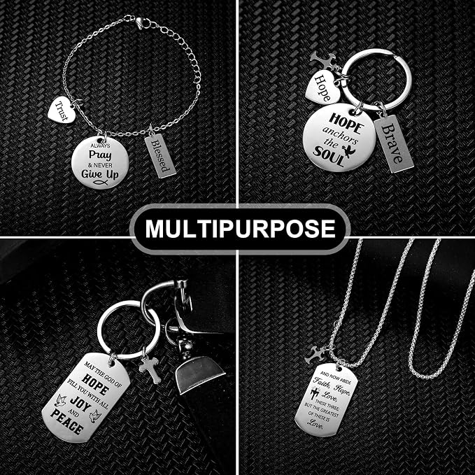 Trnayi 285 Pcs Inspirational Words Charms Bulk - Image 4