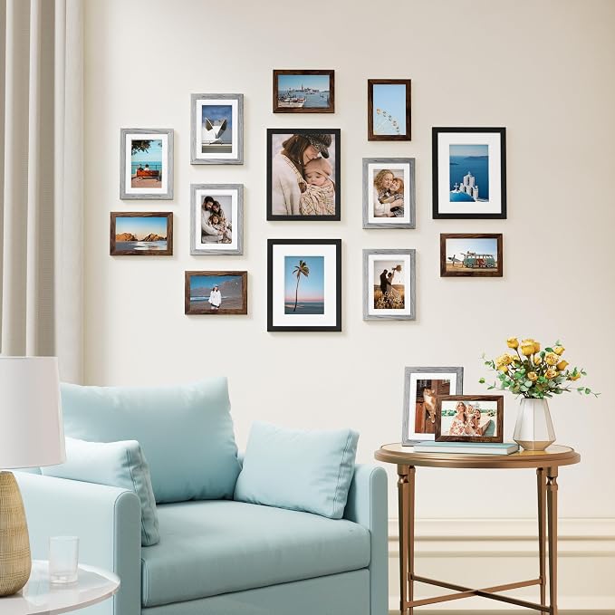 Vittanly 15 Pack Picture Frames Collage Wall Decor - Image 4