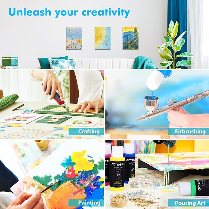 GOTIDEAL Canvas Boards for Painting, 8x10 inch Set of 24, Gesso Primed White - Image 5