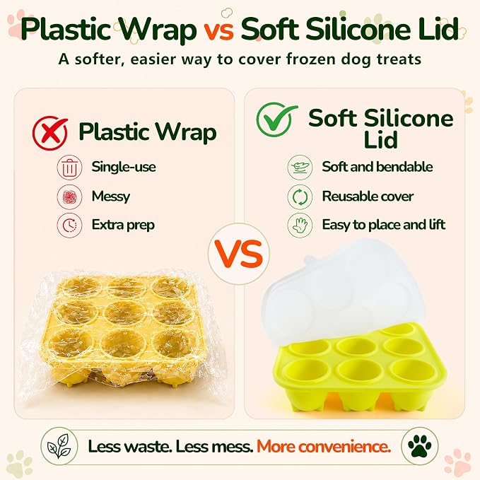 9-Cavity Silicone Freezer Dog Treat Mold - Image 4