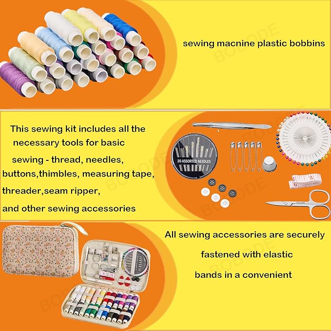 Sewing Project Kits Floral Pattern Sewing Kit - Image 6