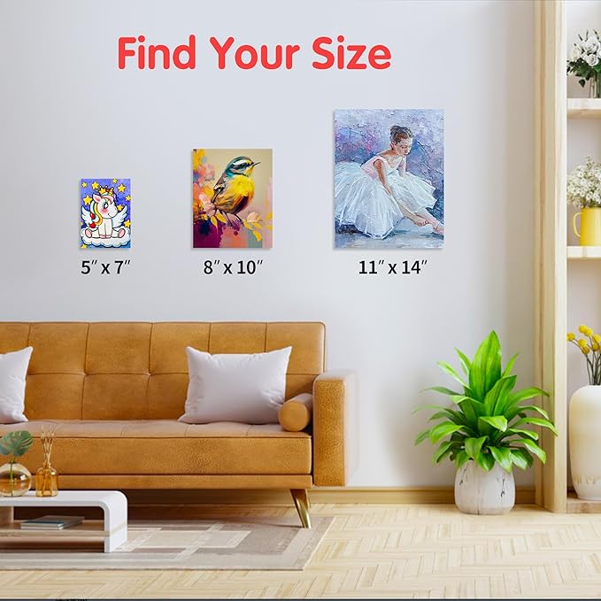FIXSMITH Canvas Boards for Painting 8x10 Inch, Super Value 4 Pack Paint Canvases, White Blank Canvas Panels, 100% Cotton Primed, Painting Art Supplies