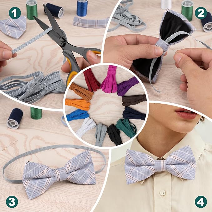 Airisoer 12 Rolls 1/4 Inch Elastic Band - Image 6