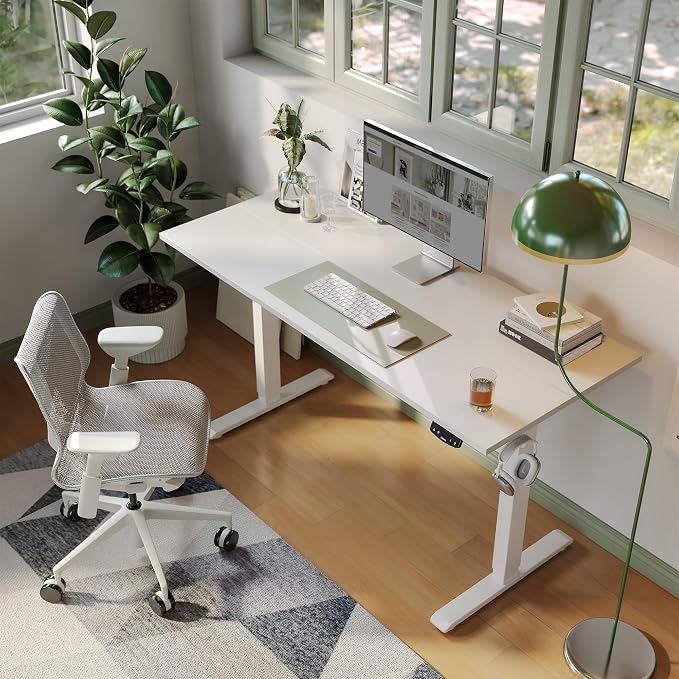 Agilestic Electric Standing Desk, 63 x 24 Inches Height Adjustable Desk - Image 4