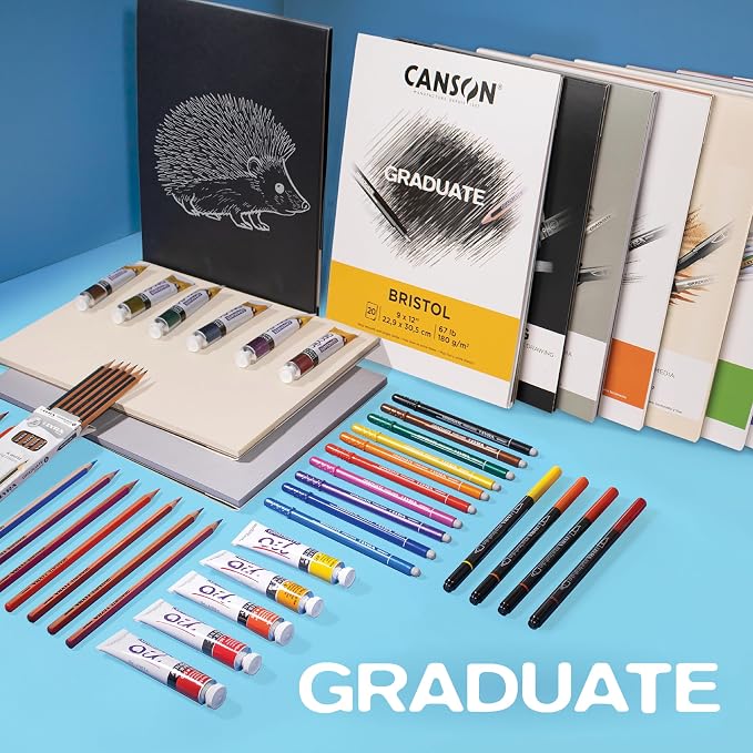 Canson Graduate Watercolor Pad, 11x14 inch, 20 Sheets | Artist Paper - Image 7