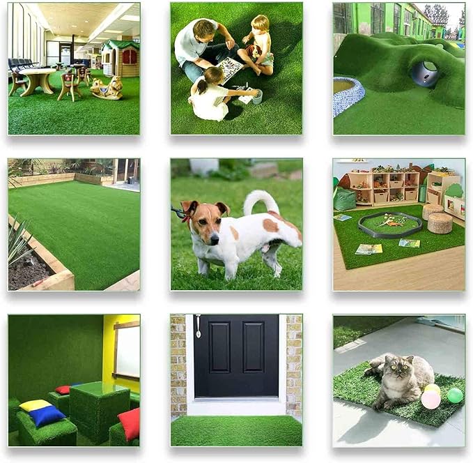 ALTRUISTIC Artificial Grass 10FTX36FT, Realistic Fake Grass Deluxe Turf - Image 8