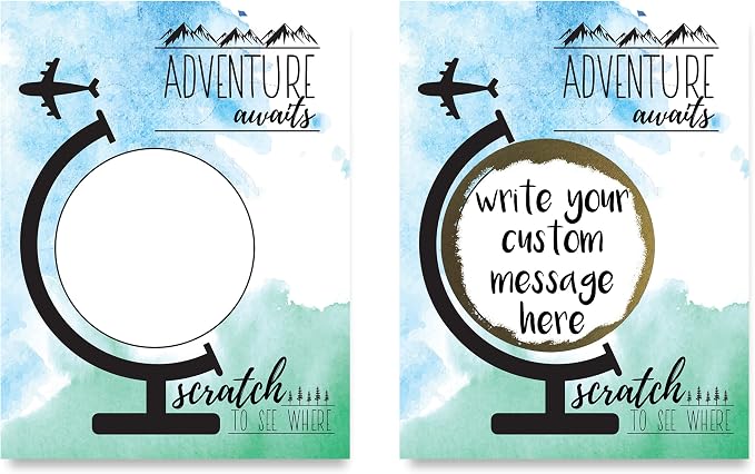 Make Your Own DIY Scratch Off ScratchNotes 20 Pack 3x4 Note Cards & Stickers - Image 2