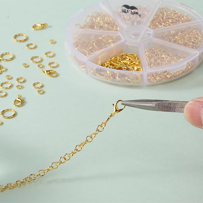 Mr. Pen- Open Jump Rings Set, 6 Assorted Sizes, Jewelry Making Findings - Image 5