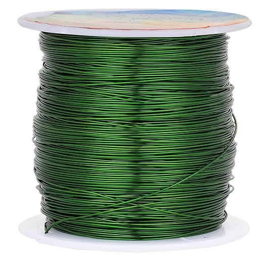203 Feet Tarnish Resistant Copper Wires 24 Gauge/0.5mm Jewelry Craft Wires by CREATZONE