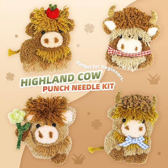 Punch Needle kit-4, Embroidery kit - Image 2