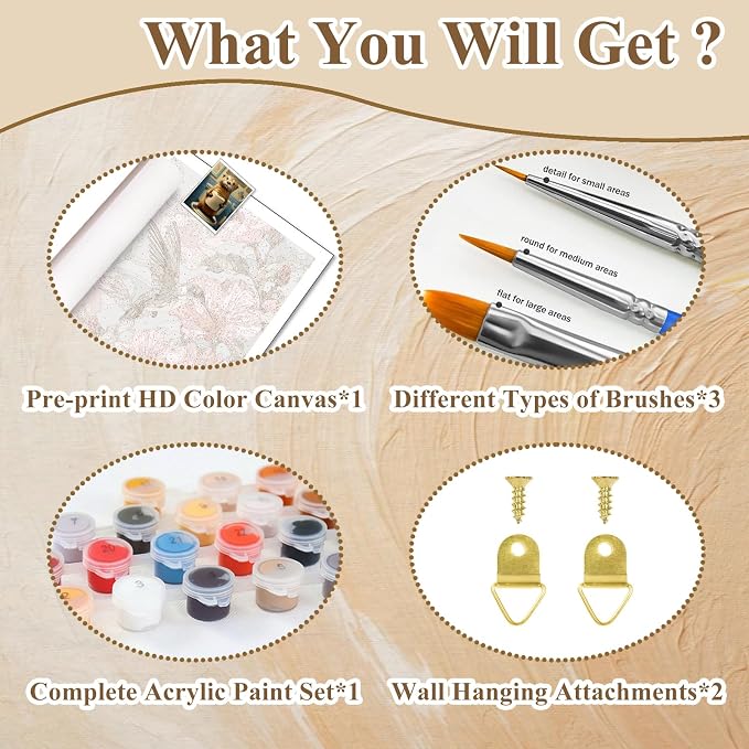HMZephitiquc Funny Paint by Numbers Kit - Image 6