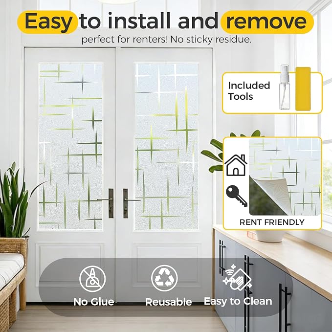 OHTMERU Window Privacy Film Decorative - Image 5