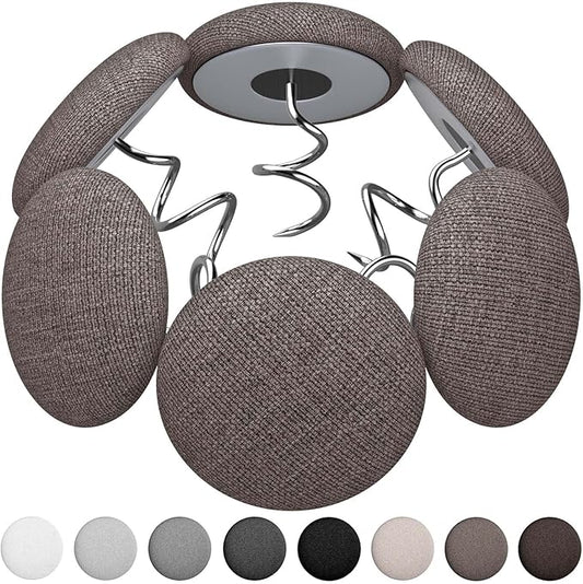 12 Colors Fabric Covered Button Twist Pins Dust Ruffle Pins- for Sofa，Upholstery，Armchair Caddies, Armrest Covers,Bed Skirts, Slipcovers, Headliners (Brown, 12)