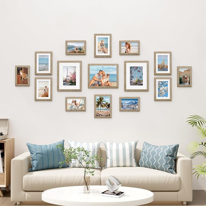Vittanly 15 Pack Picture Frames Collage Wall Decor, Gallery Frame Set - Image 2