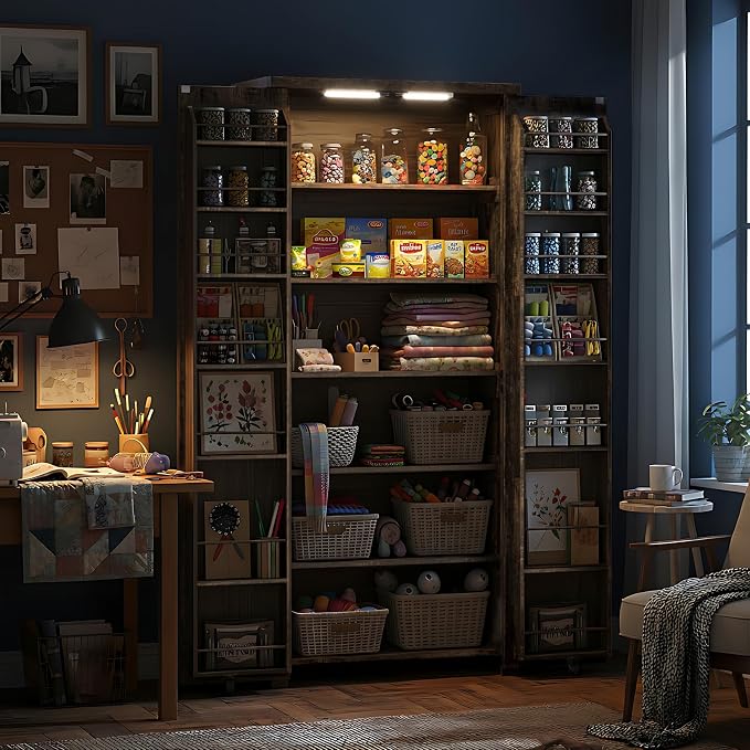 NEWOWNDS Craft Storage Cabinet - Image 3