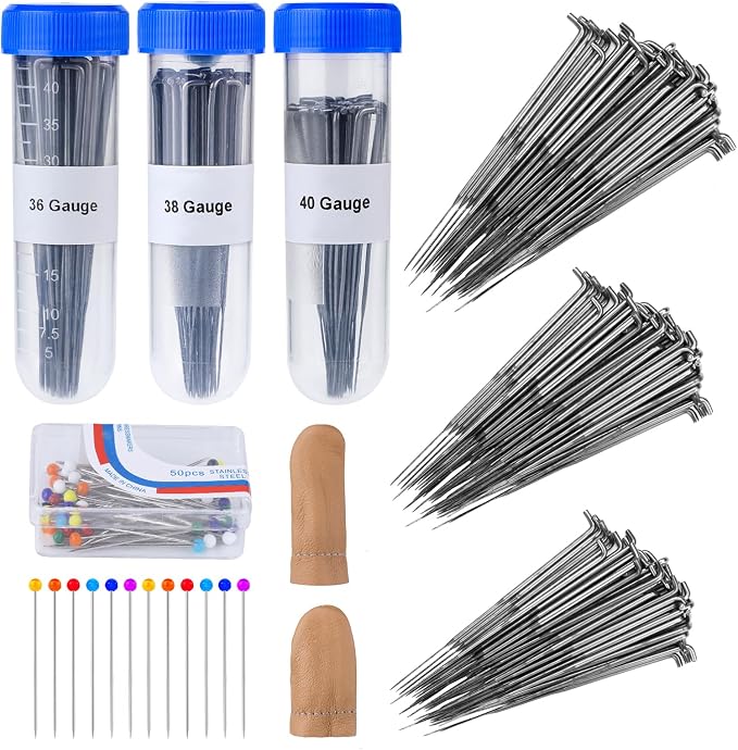 205pcs Needle Felting Starter Kits: 150pcs Wool Felting Tools & 3 Needle Bottles by Fadoub