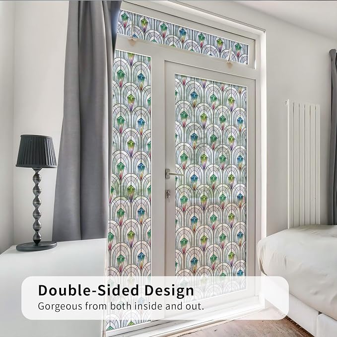 3D Vintage Stained Glass Window Film - Image 6