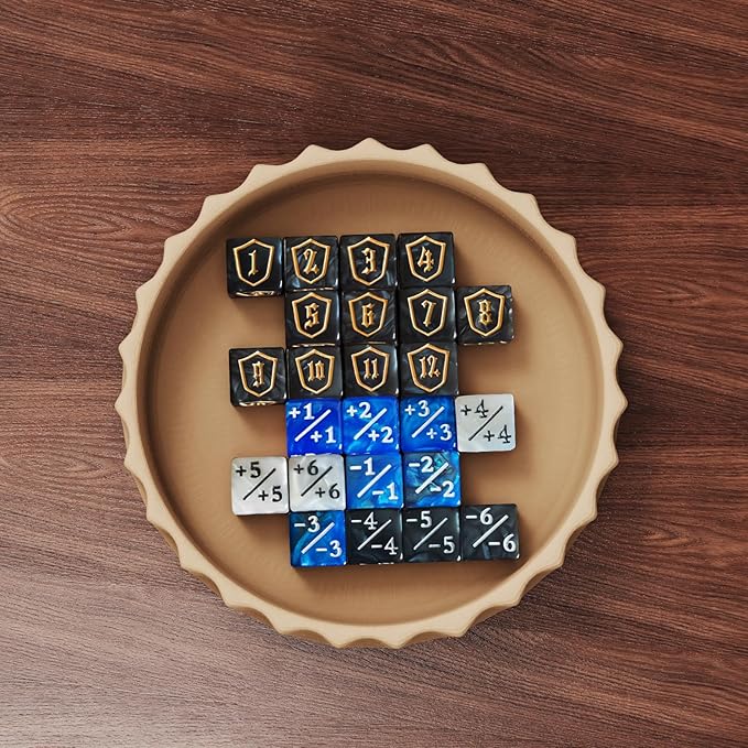 63 PCS MTG Dice Counters with Bulk Abilities Keywords Counters and MTG Life Counters, Dice Set for MTG, TCG and Card Games, Magic The Gathering Accessories