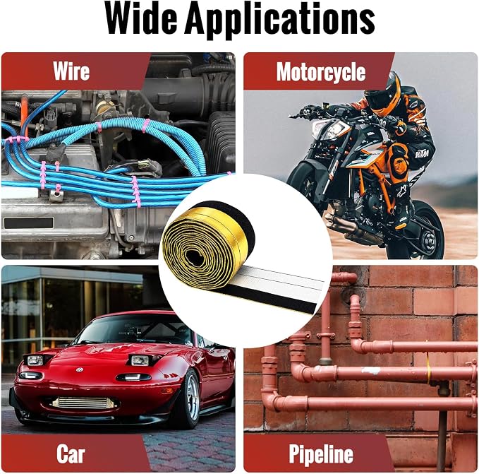 Wire Heat Shield Wrap for Car Hose Lines, 1-1/4" I.D. x 10FT, - Image 6