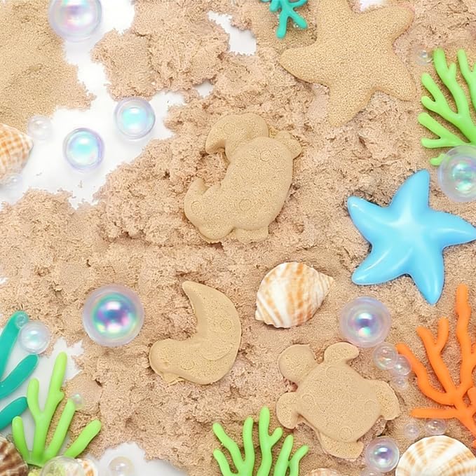 FURWEY 3lbs Play Sand, Natural Brown Sensory Sand, Suitable - Image 7