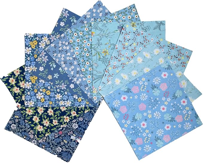 50pcs 5 x 5 inches Multicolor Cotton Fabric Bundle Squares - Image 4