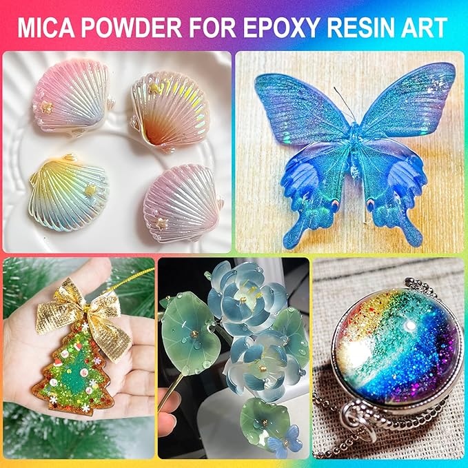 GOODTAKE Beige Mica Powder for Resin | Resin Color Pigment | Mica Powder for Soap Making, Candle Making, Bath Bomb, Slime Pigment - Pure Natural (Beige, 2 oz)