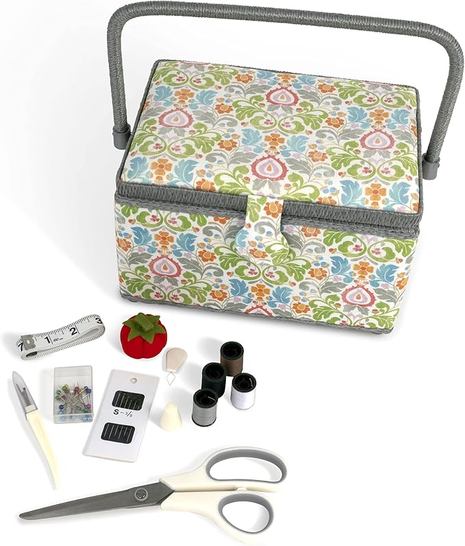 Dritz Medium Sewing Basket Kit Filled by Dritz