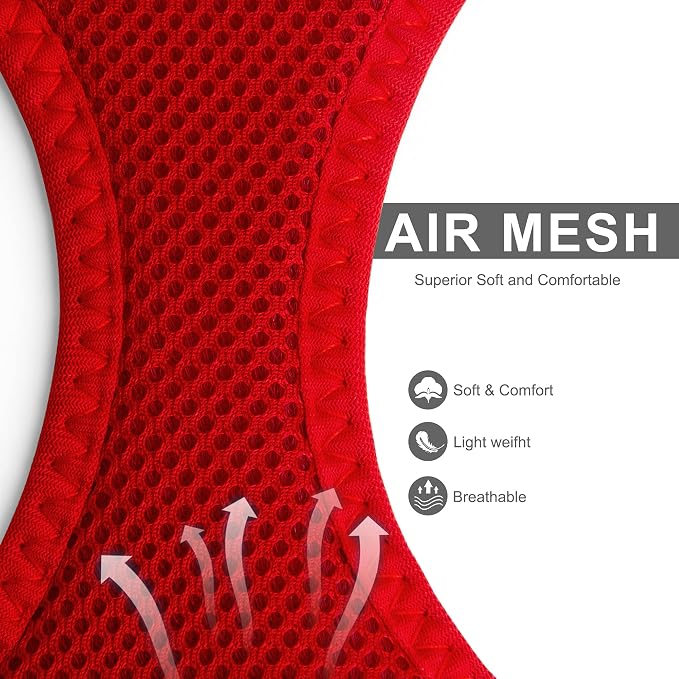 Fida Comfy Dog Harness with Leash, Soft Puppy Vest Escape Proof, Breathable - Image 3
