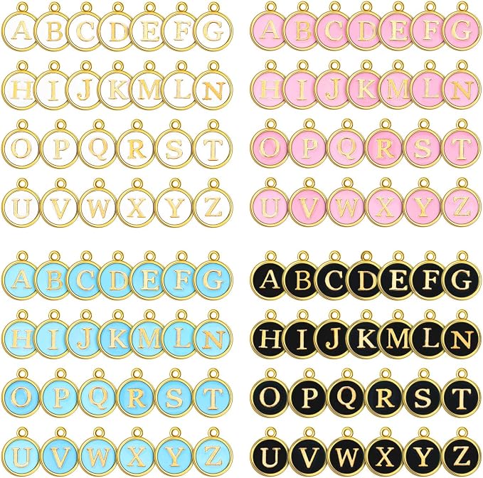 Hicarer 104 Pieces Letter Charms by Hicarer