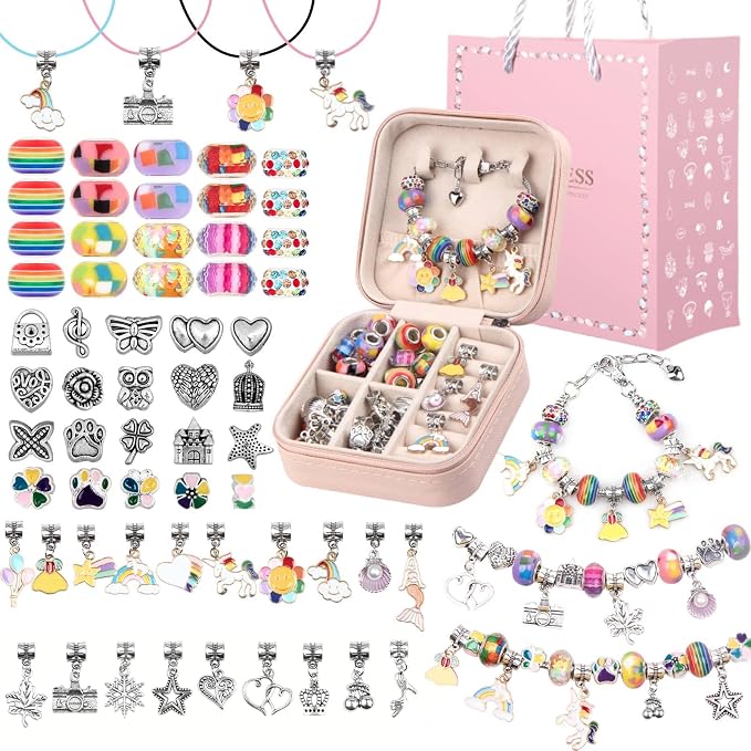 UFU Charm Bracelet Making Kit, Jewelry Making Kit Craft Gift by UFU