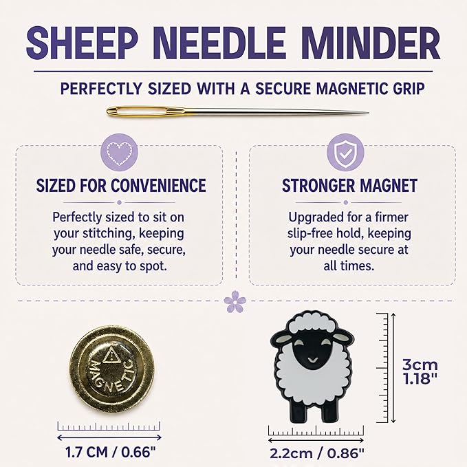 The Quilted Bear Needle Minder - Image 2