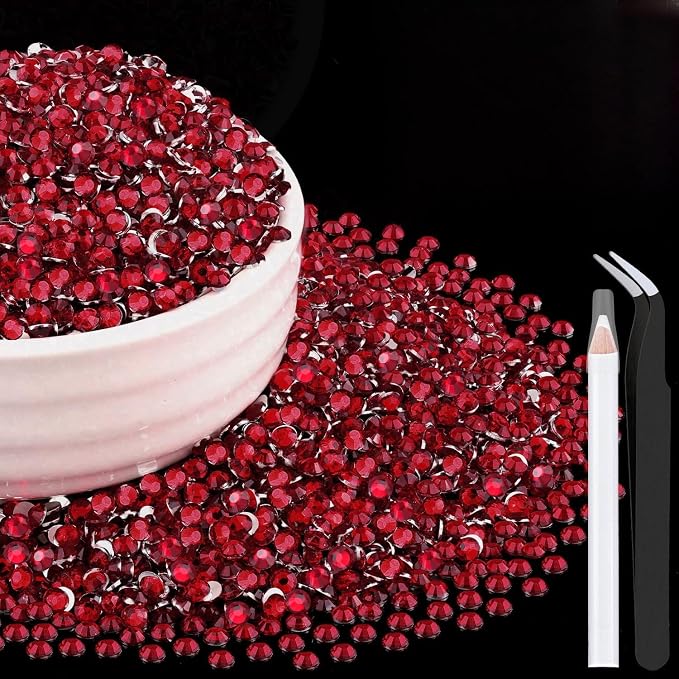 8000PCS 3mm Resin Rhinestones Bulk by BELLEBOOST